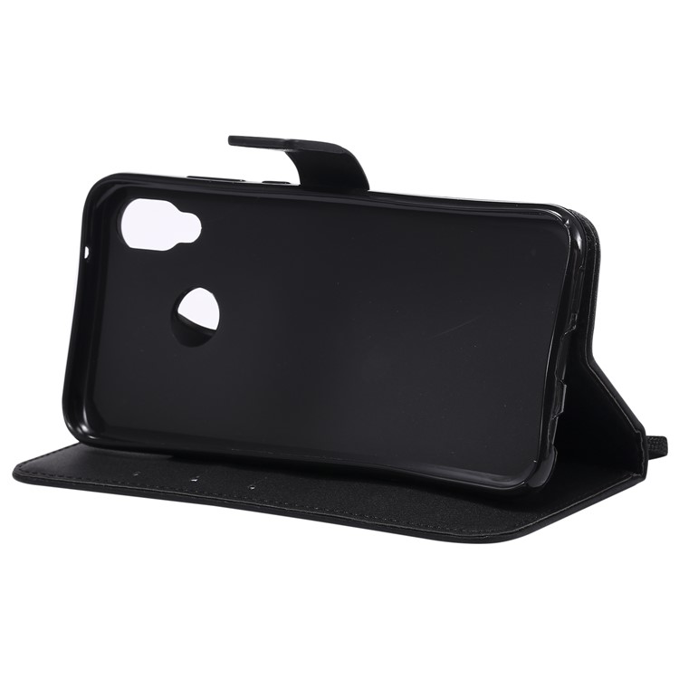Wallet Leather Stand Case for Huawei P20 Lite / Nova 3e - Black-7