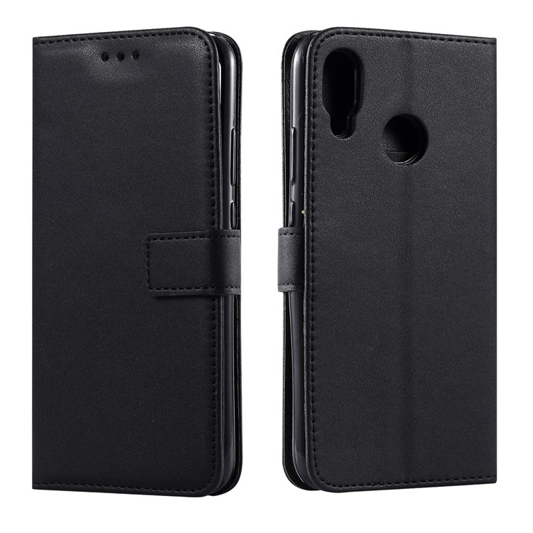 Wallet Leather Stand Case for Huawei P20 Lite / Nova 3e - Black-9