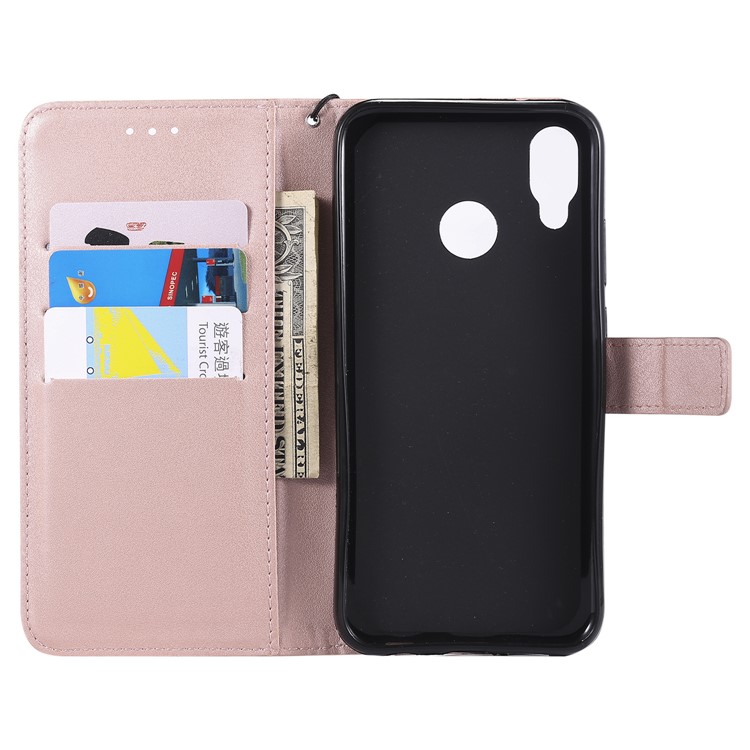 Wallet Leather Cell Phone Case for Huawei P20 Lite / Nova 3e - Rose Gold-5