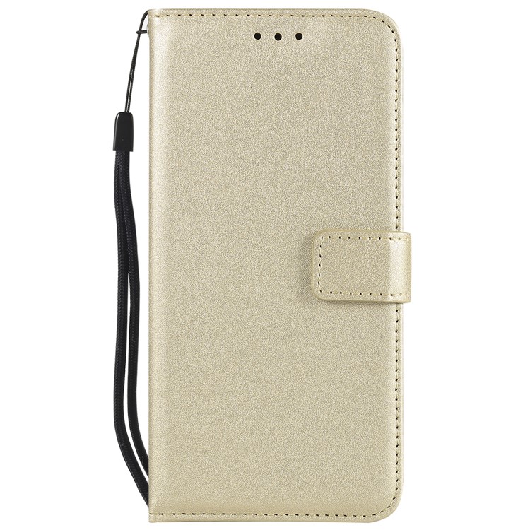 Magnetic Leather Stand Case for Huawei P20 Lite / Nova 3e - Champagne Gold-3