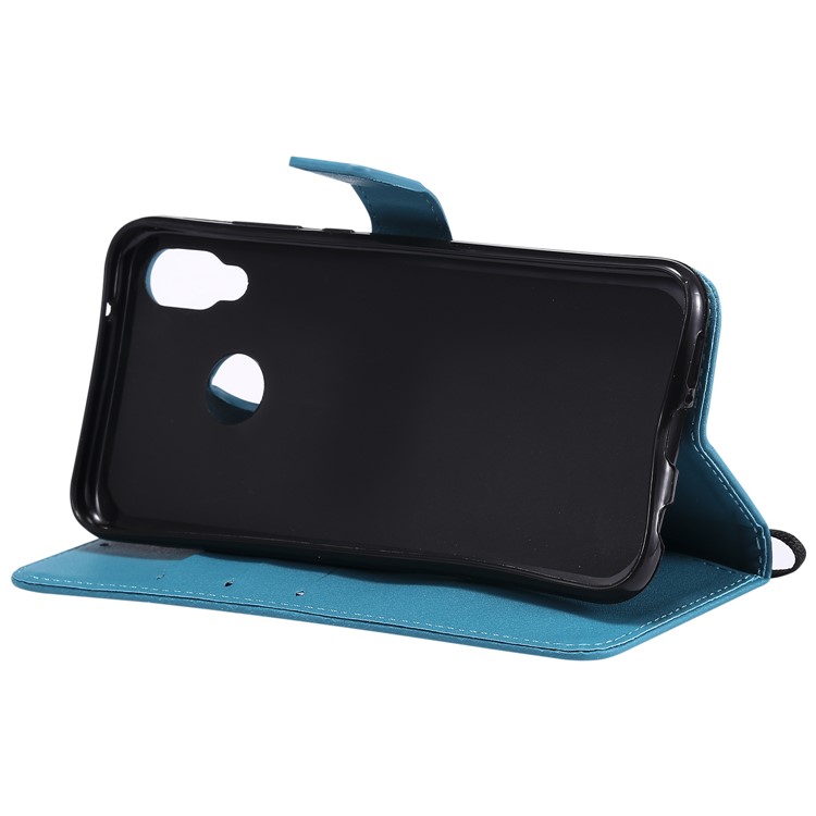 Magnetic Leather Stand Cover for Huawei P20 Lite / Nova 3e - Baby Blue-13