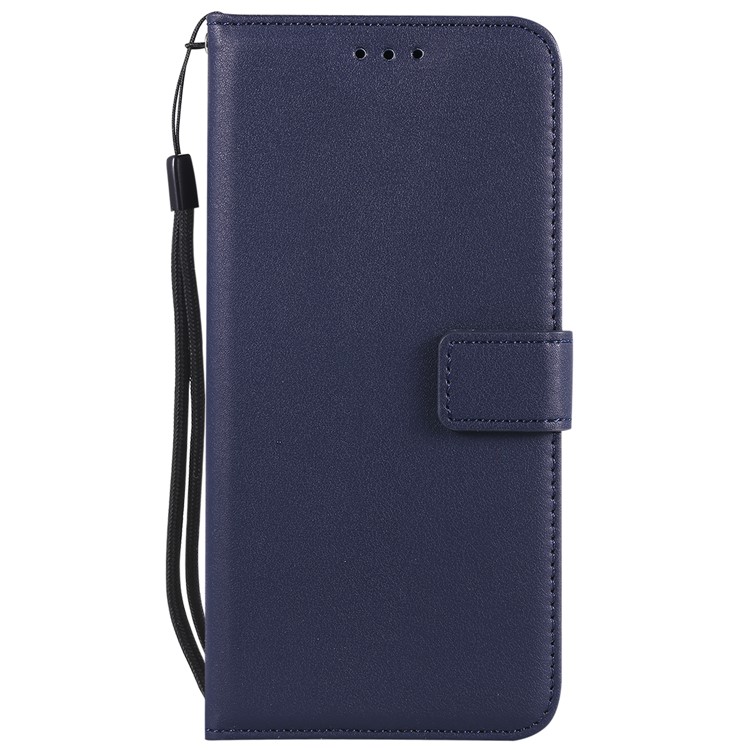 Leather Stand Case with Card Slots for Huawei P20 Lite / Nova 3e - Dark Blue-3