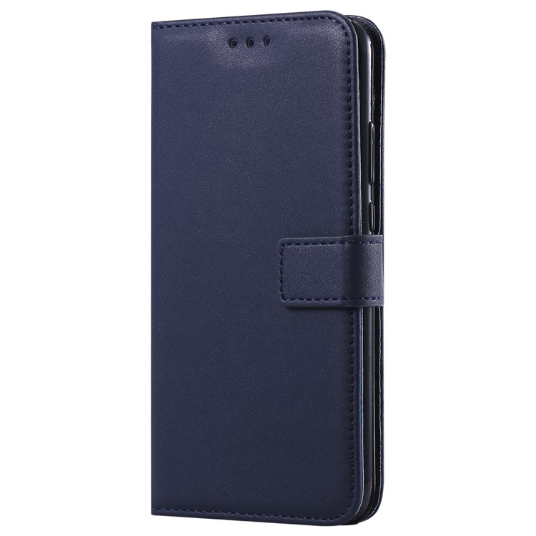 Leather Stand Case with Card Slots for Huawei P20 Lite / Nova 3e - Dark Blue-7