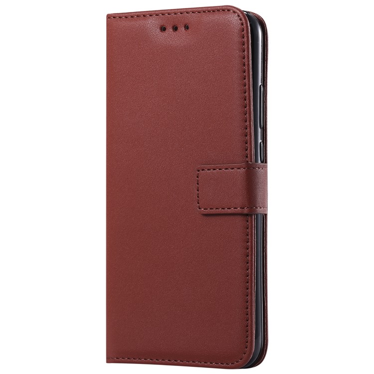 Leather Stand Cover with Card Slots for Huawei P20 Lite / Nova 3e - Brown-7