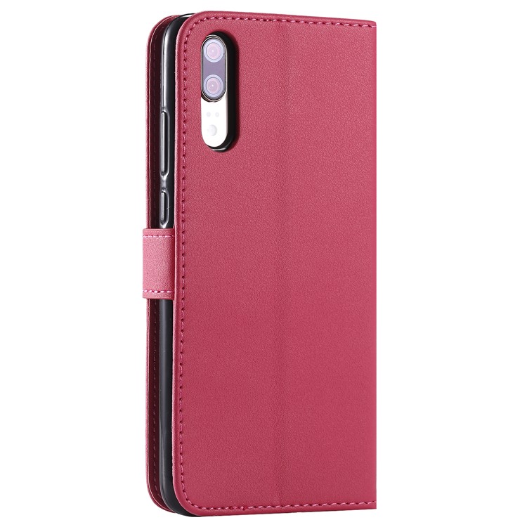 Wallet Leather Stand Cover for Huawei P20 Pro - Rose-8