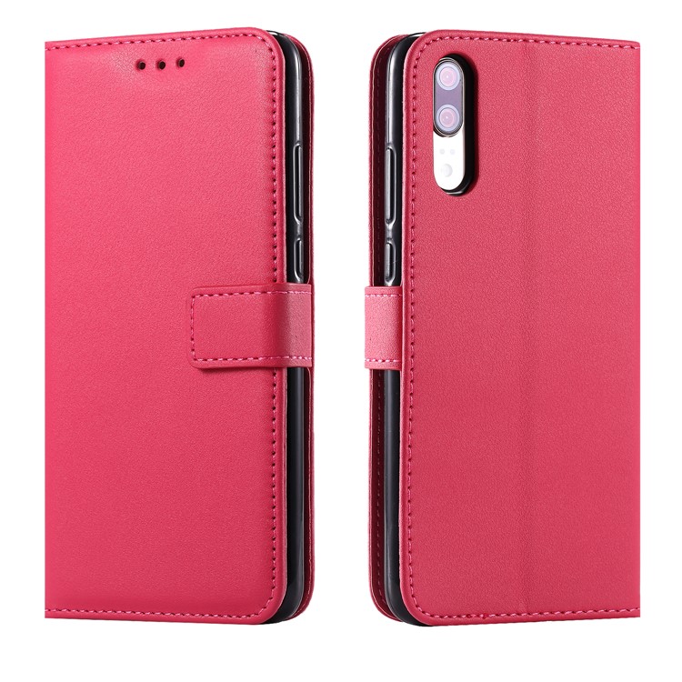 Wallet Leather Stand Cover for Huawei P20 Pro - Rose-9
