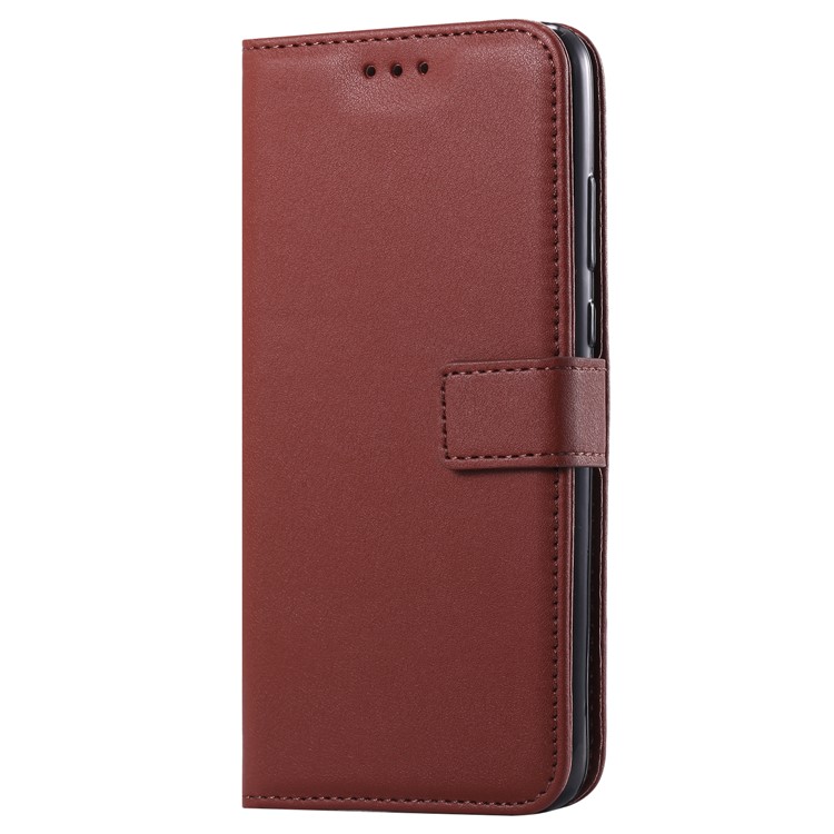 Cell Phone Leather Stand Case for Huawei P20 Pro - Brown-7