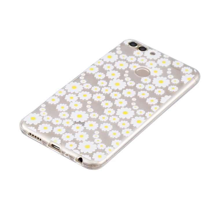 Druckmuster TPU-Handyfall Für Huawei P Smart / Genießen Sie 7S - Gänseblümchen-2