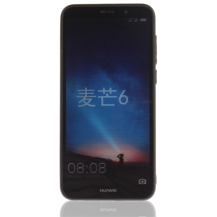 PU Leather Coated TPU Card Holder Case with Kickstand for Huawei Mate 10 Lite / nova 2i / Maimang 6 / Honor 9i (India) - Black-3