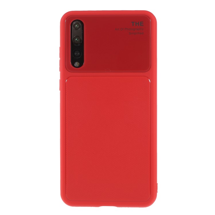 Tempered Glass + TPU Hybrid Phone Cover for Huawei P20 Pro - Red-2