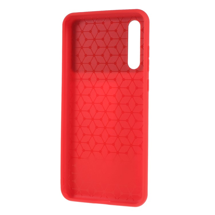 Tempered Glass + TPU Hybrid Phone Cover for Huawei P20 Pro - Red-3