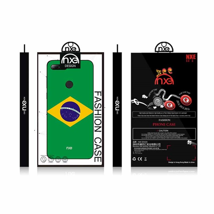 NXE 2018 World Cup Flag Pattern TPU Phone Case for Huawei Honor 7C/Enjoy 8 - Flag of Brazil-6