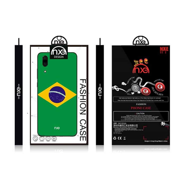 NXE 2018 World Cup Flag Pattern TPU Phone Case for Huawei P20 - Flag of Brazil-6