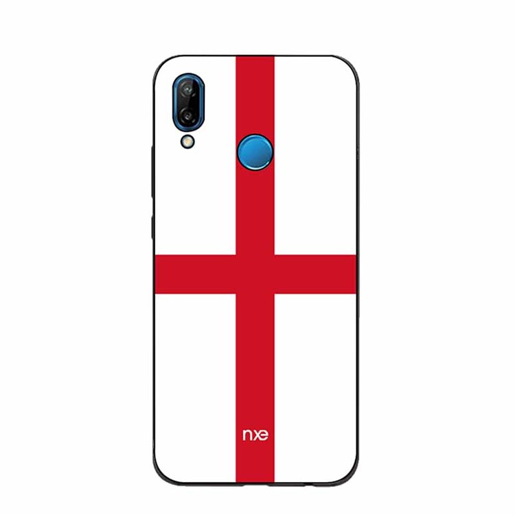 NXE Flag Printing TPU Mobile Casing for Huawei P20 Lite / Nova 3e - Flag of England-2