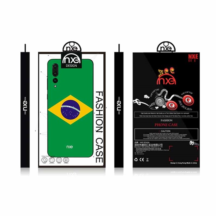 NXE 2018 World Cup Flag Pattern TPU Phone Case for Huawei P20 Pro - Flag of Brazil-6