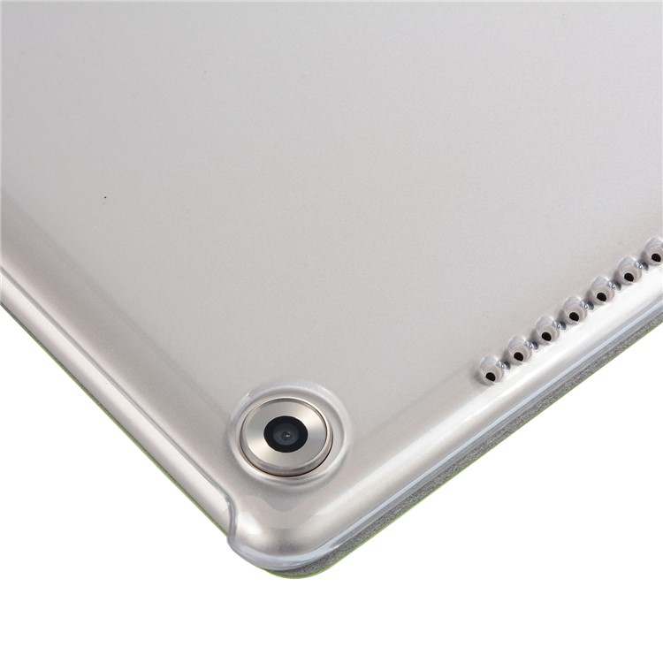 Tri-fold Leather Flip Stand Cover for Huawei MediaPad M5 10/10 (Pro) - Green-8