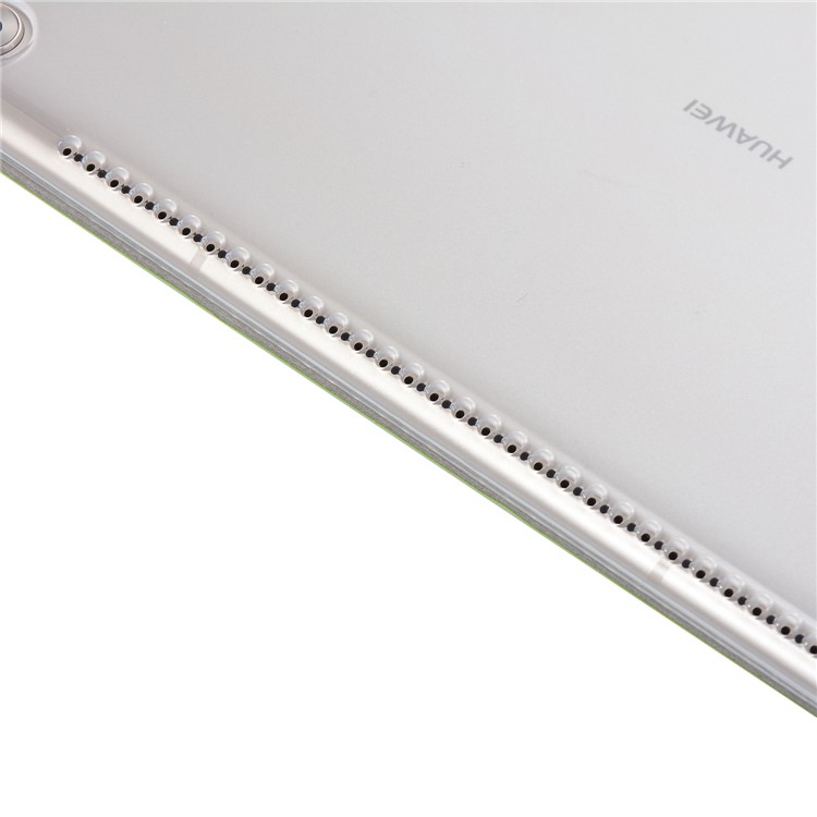 Tri-fold Leather Flip Stand Cover for Huawei MediaPad M5 10/10 (Pro) - Green-9