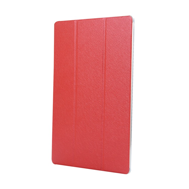 Leather Flip Tri-fold Stand Tablet Cover for Huawei MediaPad M5 10/10 (Pro) - Red-2