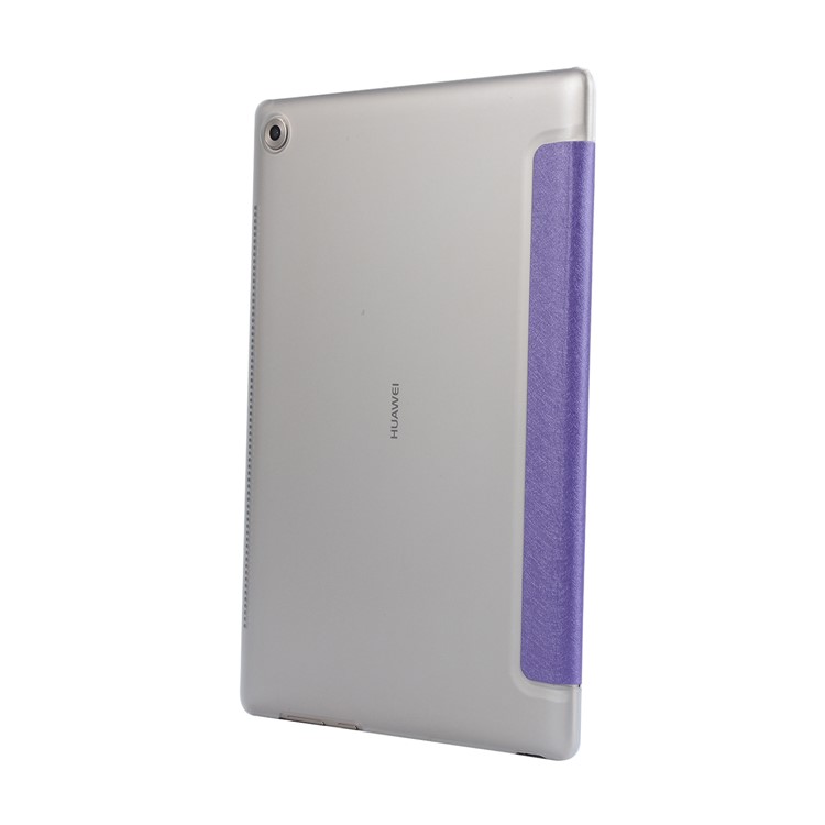 Tri-Fold Ständer Leder Flip Schutzhülle Für Huawei Mediapad M5 10/10 (pro) - Lila-3