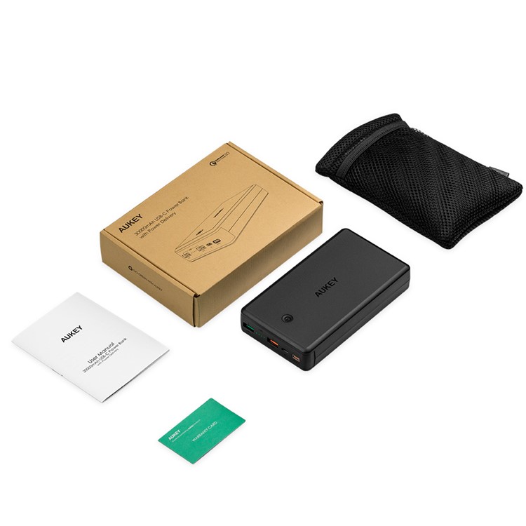 AUKEY PB-Y7 30000mAh Portable USB-C Quick Charge 3.0 Power Bank with Power Deliver-9