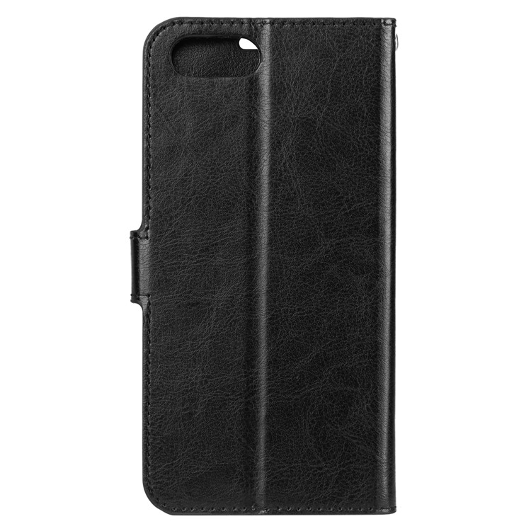 Crazy Horse Wallet Leather Stand Case for Huawei Honor 10 - Black-3