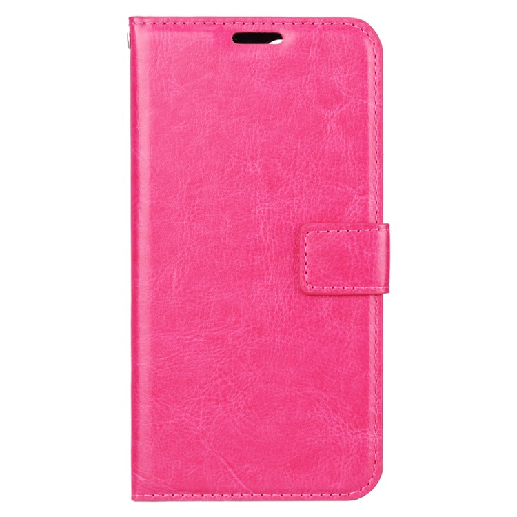 Cavalo Louco Couro Magnético Ficar Tampa Para Honra Huawei 10 - Rosa-2