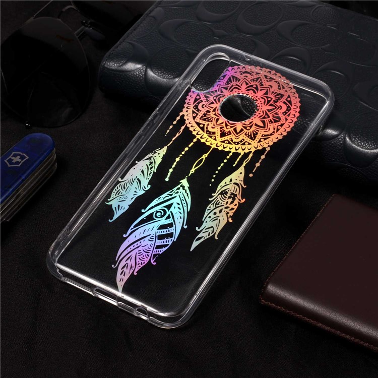 Colorful Laser Carving Patterned TPU Cover for Huawei P20 Lite/Nova 3e (China) - Dream Catcher-6