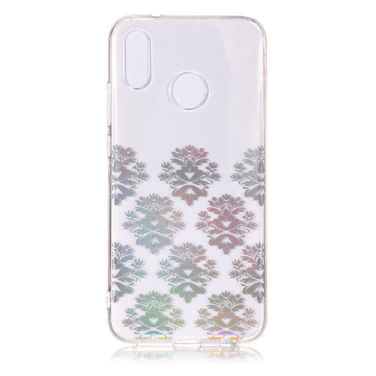 Colorful Laser Carving Patterned TPU Phone Cover for Huawei P20 Lite/Nova 3e (China) - Elegant Floret-2