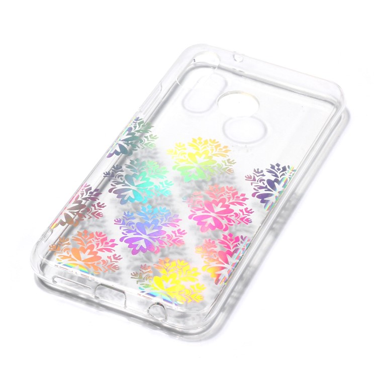 Colorful Laser Carving Patterned TPU Phone Cover for Huawei P20 Lite/Nova 3e (China) - Elegant Floret-4