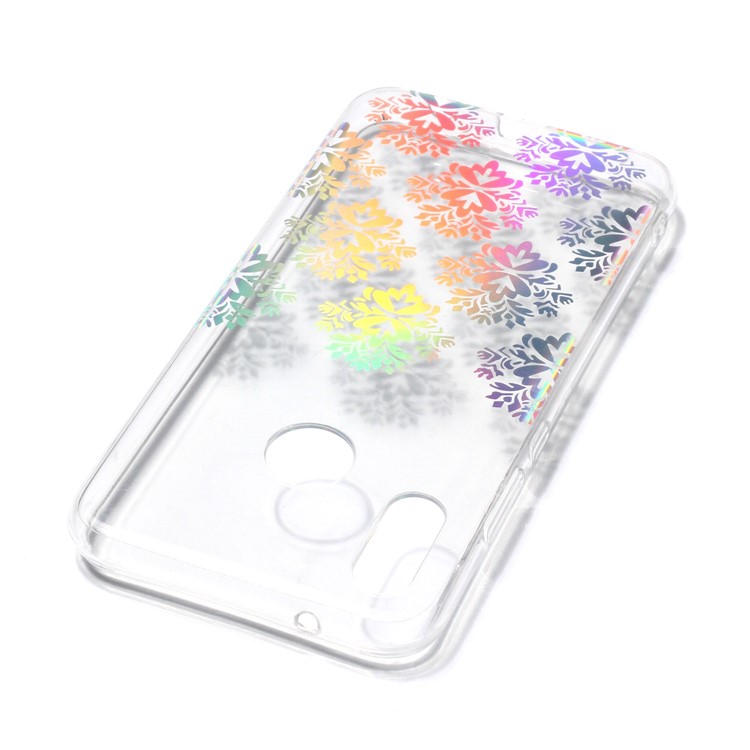Colorful Laser Carving Patterned TPU Phone Cover for Huawei P20 Lite/Nova 3e (China) - Elegant Floret-5