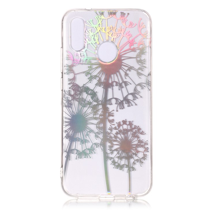 Colorful Laser Carving Patterned TPU Protective Cover for Huawei P20 Lite/Nova 3e (China) - Dandelion-2