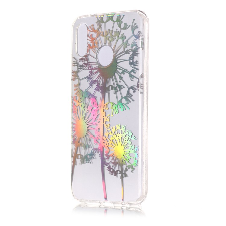 Colorful Laser Carving Patterned TPU Protective Cover for Huawei P20 Lite/Nova 3e (China) - Dandelion-3