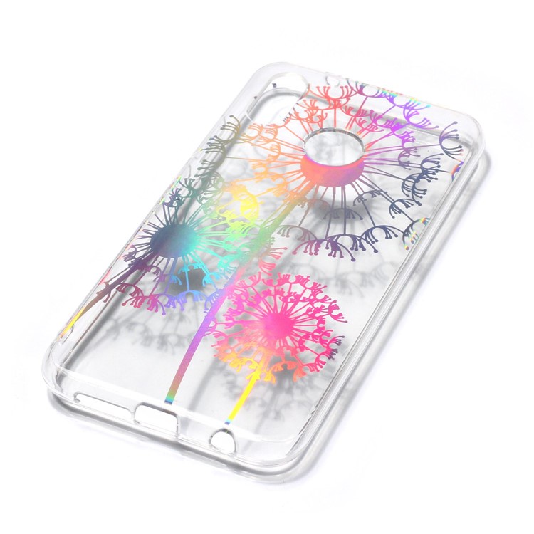 Colorful Laser Carving Patterned TPU Protective Cover for Huawei P20 Lite/Nova 3e (China) - Dandelion-4