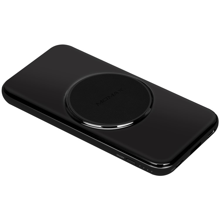 MOMAX Q.POWER 3 Qi Wireless Charger Pad 10000mAh Power Bank for iPhone 8/Samsung Galaxy S8 etc. - Black-6
