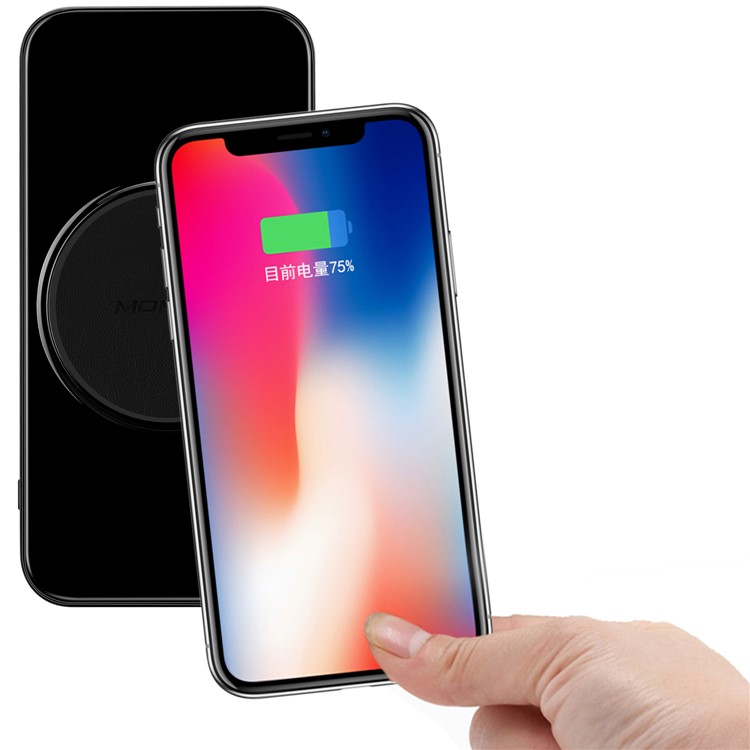 MOMAX Q.POWER 3 Qi Wireless Charger Pad 10000mAh Power Bank for iPhone 8/Samsung Galaxy S8 etc. - Black-9