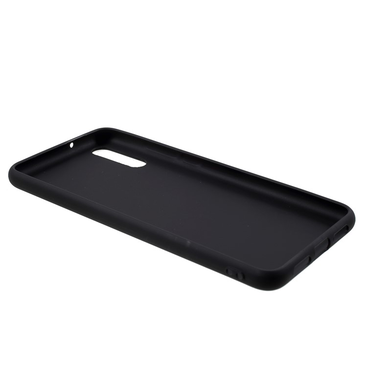 500PCS/Lot Double-sided Matte TPU Cover Shell for Huawei P20 - Black-5