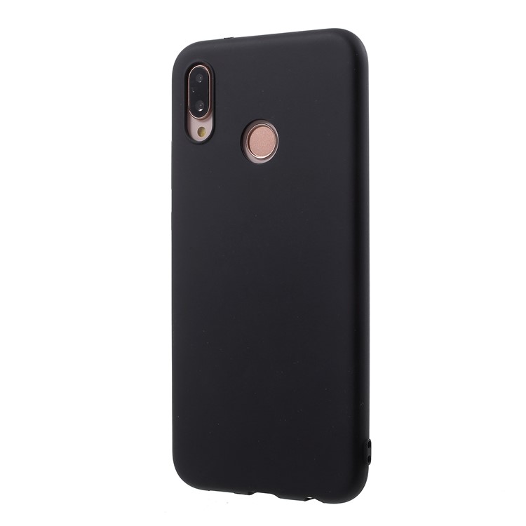 500PCS/Lot Double-sided Matte TPU Phone Cover Shell for Huawei P20 Lite/Nova 3e - Black-3