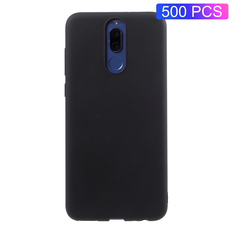 500PCS/Lot Double-sided Matte TPU Cover for Huawei Mate 10 Lite / nova 2i / Maimang 6 / Honor 9i (India) - Black-1