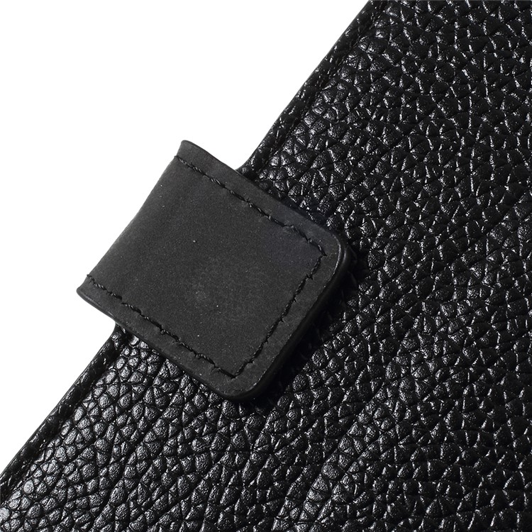 Litchi Texture Wallet Stand Leather Mobile Phone Case for Huawei Honor 10-11
