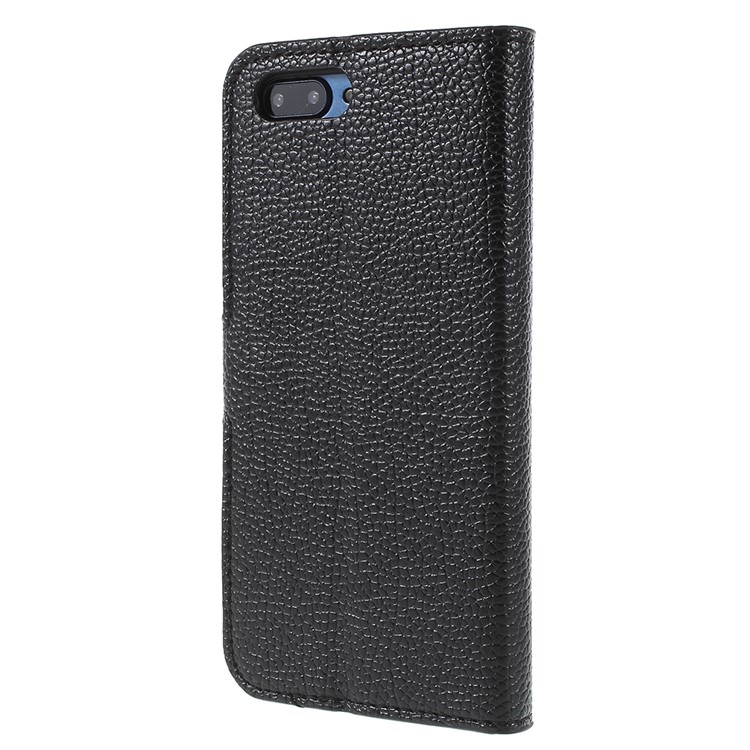 Litchi Texture Wallet Stand Leather Mobile Phone Case for Huawei Honor 10-2
