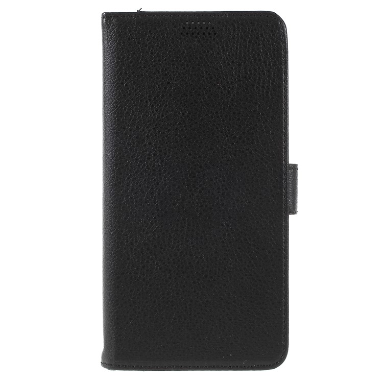 Litchi Texture Wallet Stand Leather Case for Huawei P20 Lite/Nova 3e (China) - Black-3