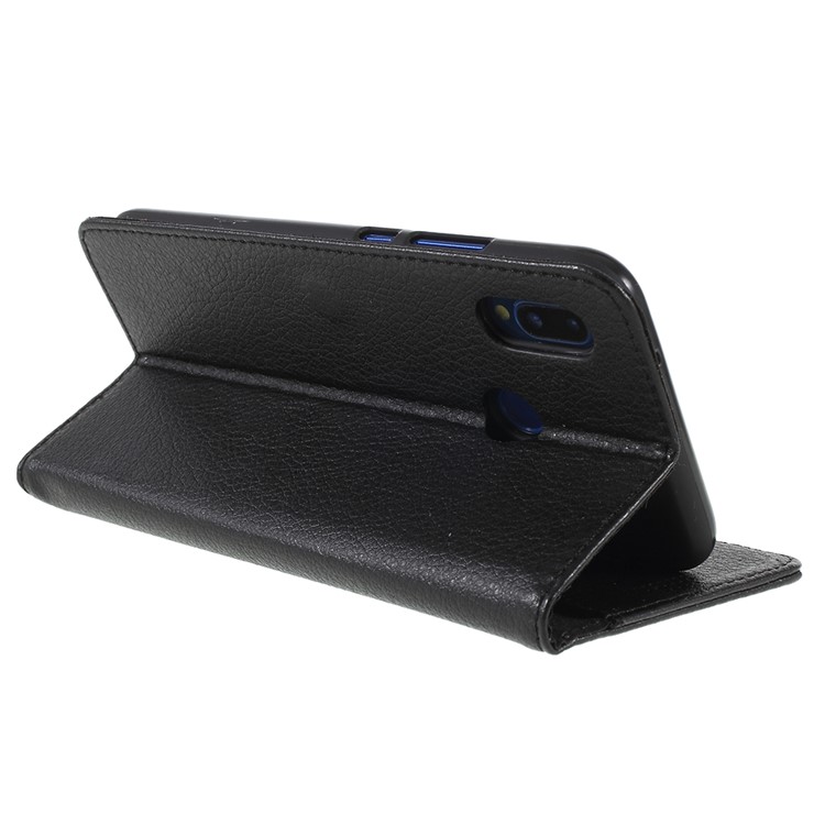 Litchi Texture Wallet Stand Leather Case for Huawei P20 Lite/Nova 3e (China) - Black-5