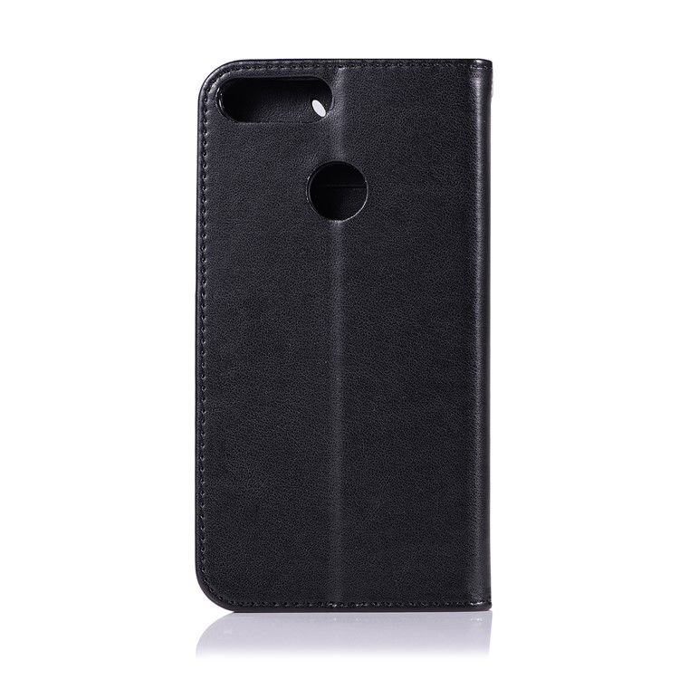 Выходные Данные Сова Кошелек Снов Кошелек Кожаный Чехол Для Huawei P Smart / Наслаждайтесь 7S / Honor 9 Lite - Черный-3