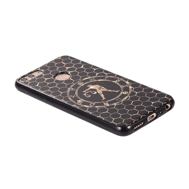 Electroplating Constellation Pattern TPU Phone Shell for Huawei P Smart / Enjoy 7S - Libra-3