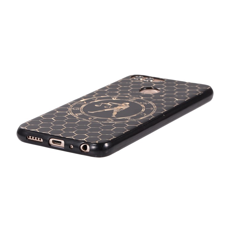 Electroplating Constellation Pattern TPU Phone Shell for Huawei P Smart / Enjoy 7S - Libra-4