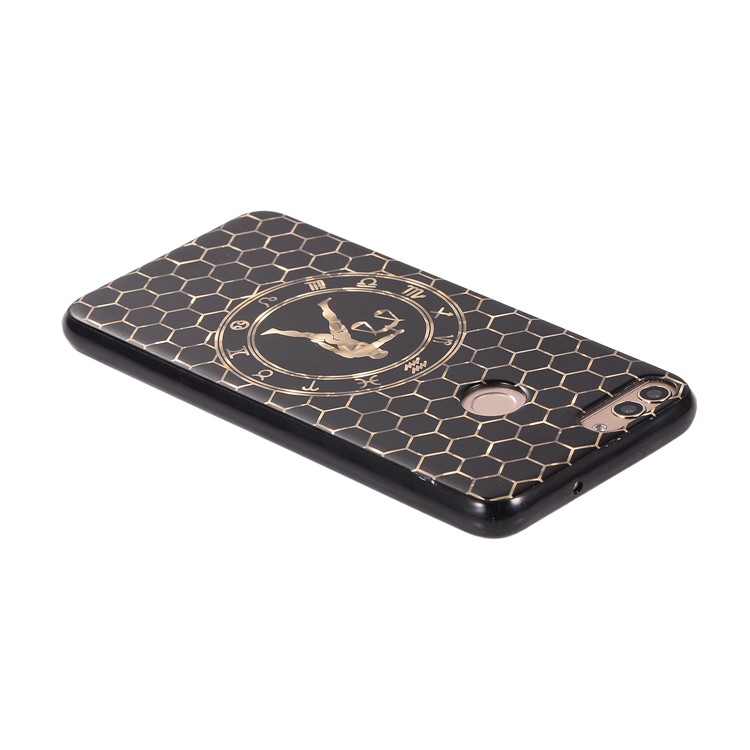 Electroplating Constellation Pattern TPU Phone Shell for Huawei P Smart / Enjoy 7S - Libra-6