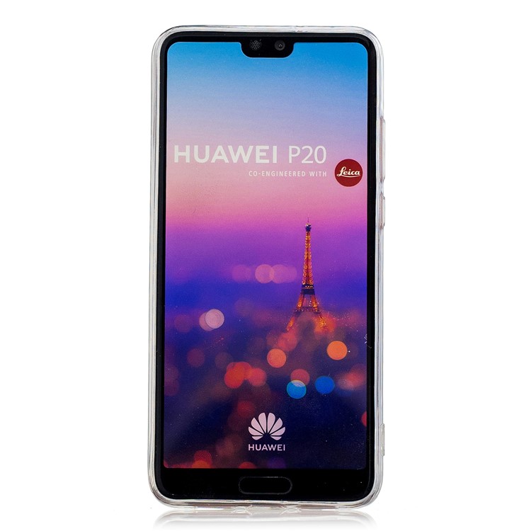 Pattern Printing Soft TPU Case for Huawei P20 - Unicorn-2