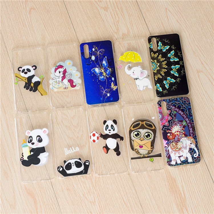 Pattern Printing Soft TPU Case for Huawei P20 - Unicorn-9