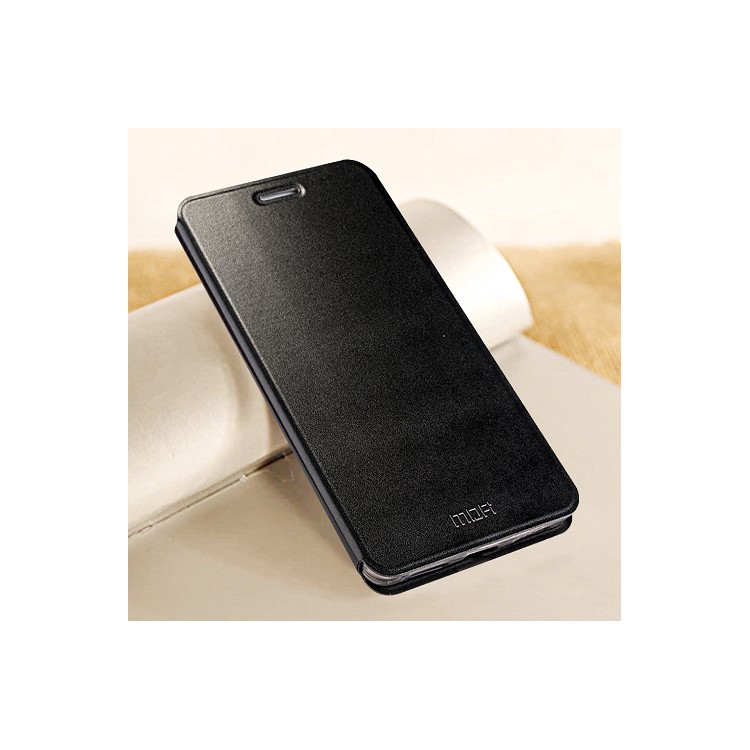 MOFI Vintage Classical Leather Stand Case for Huawei Honor Play 5X / Honor 5X - Black-1