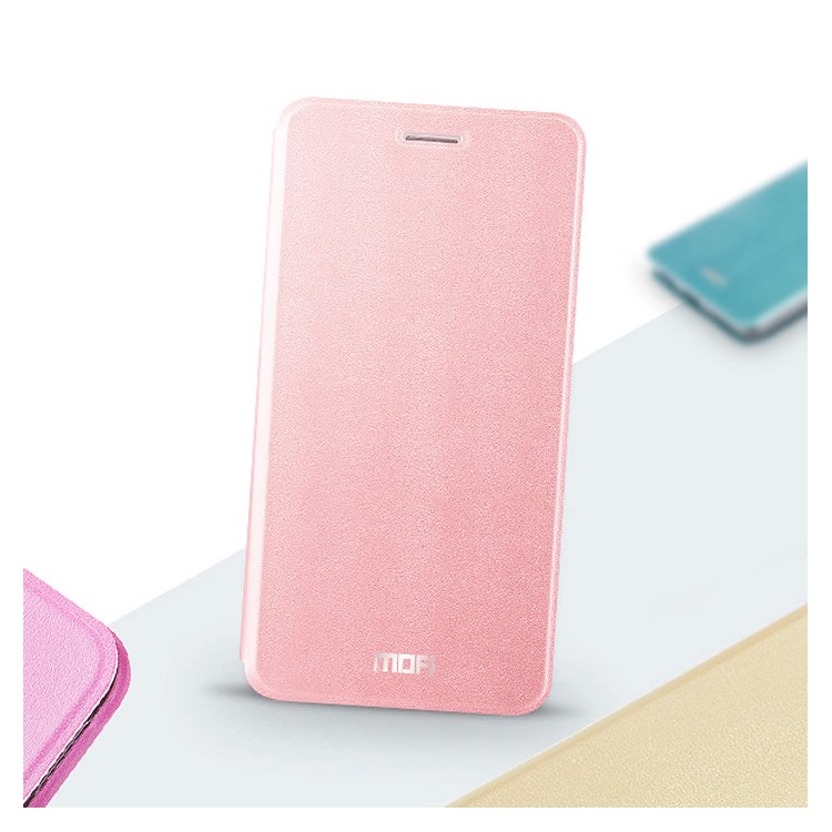 MOFI Vintage Classical Leather Cover Stand for Huawei Honor Play 5X / Honor 5X - Pink-3